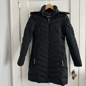 EDDIE BAUER Down Puffer Coat (w/ Detachable Fur Hood)